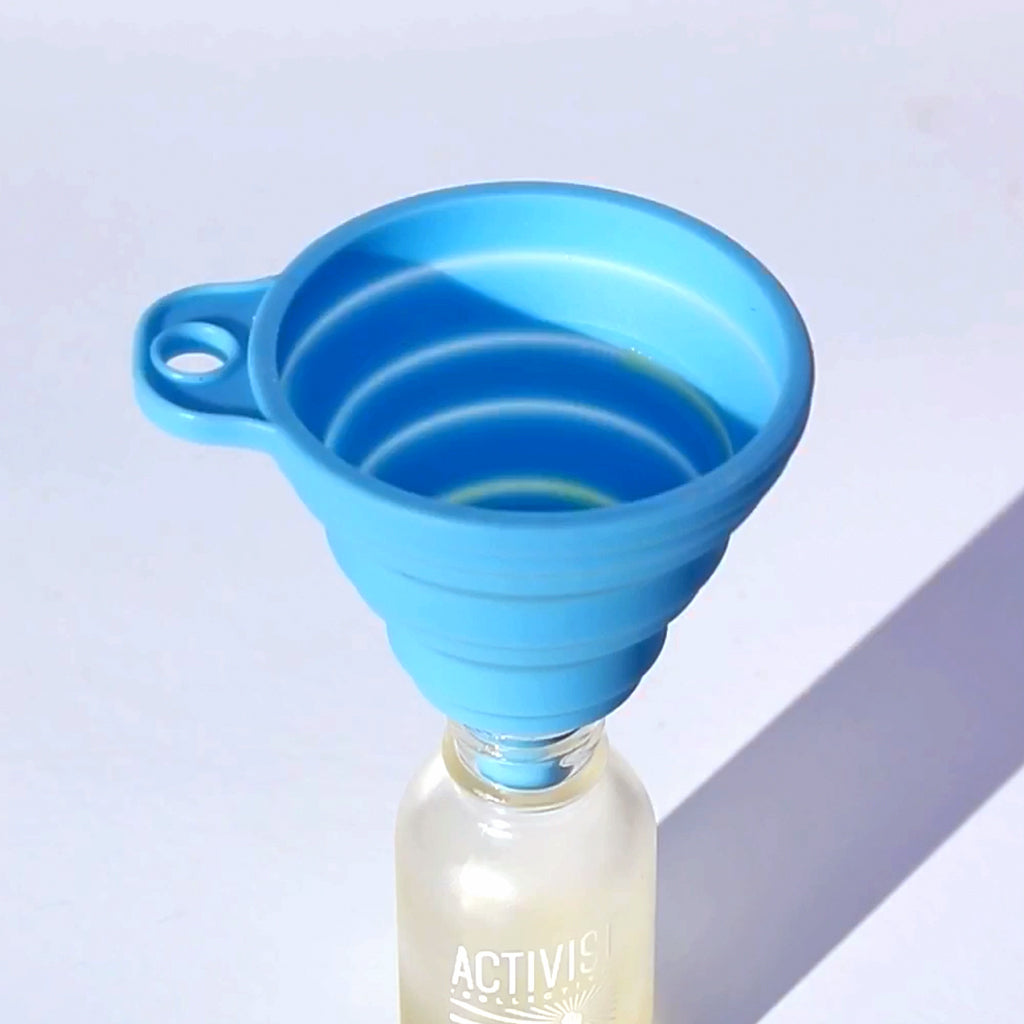 Refill your skincare products with these convenient funnels.